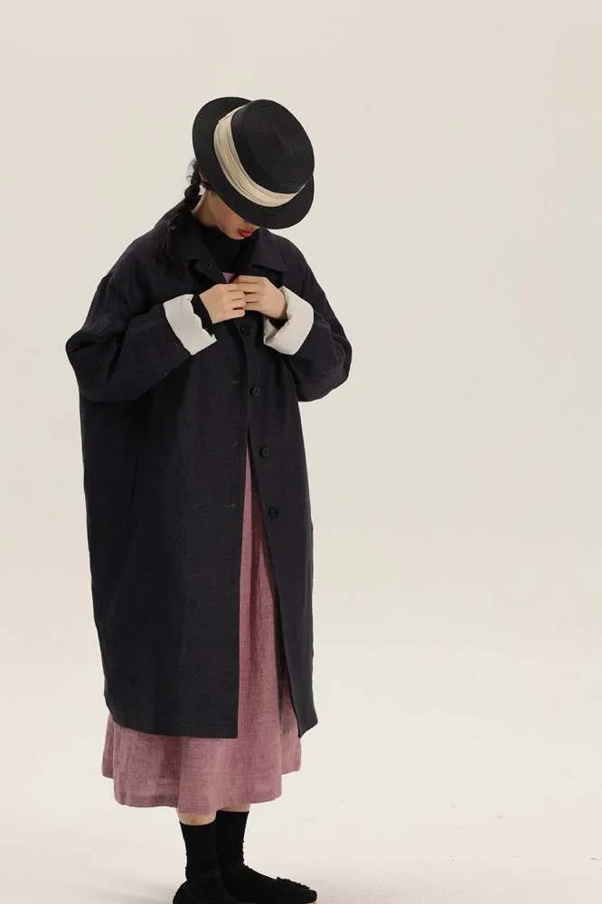 Washed Linen Vest Long Dress【s0000006905】